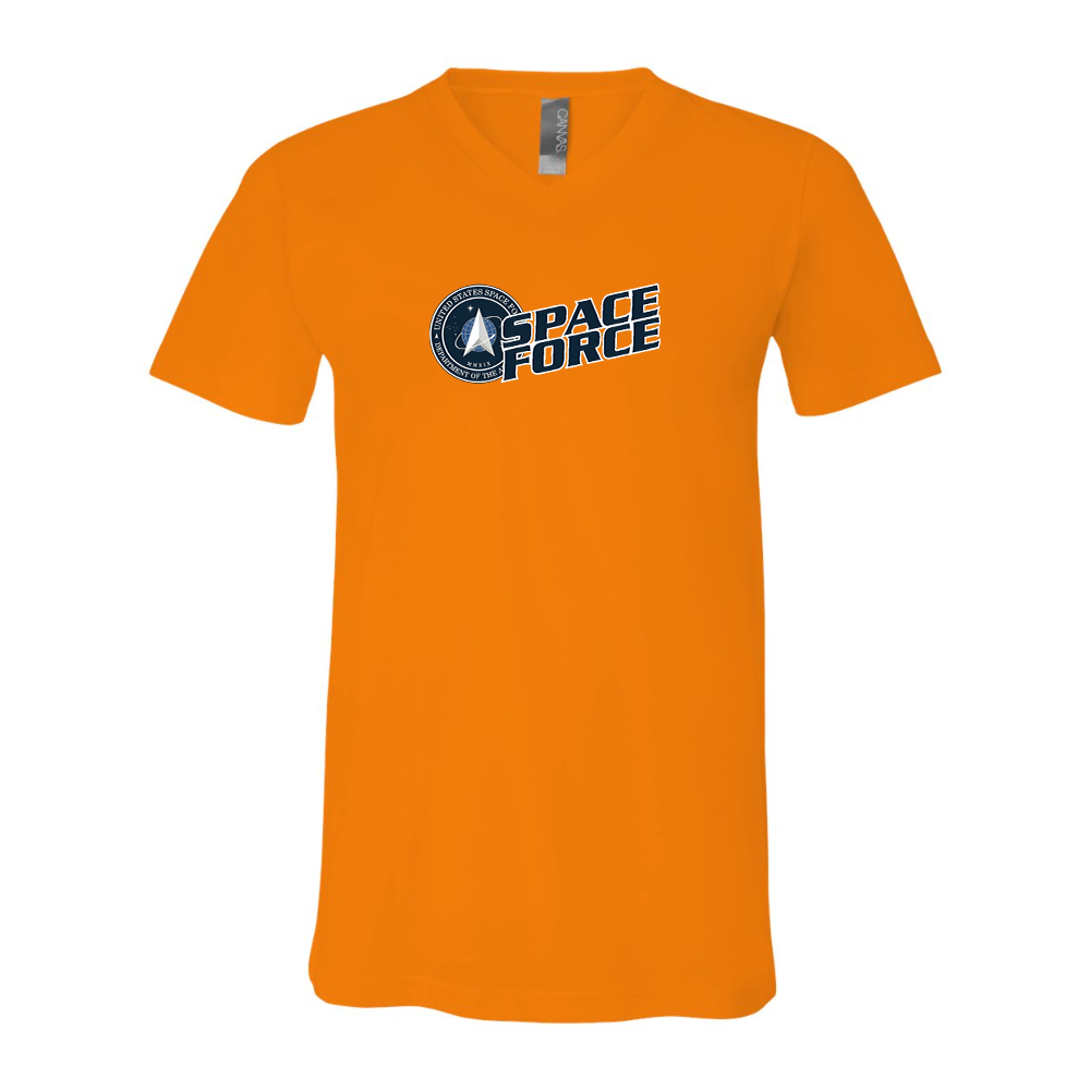 Space Force  BELLA  CANVAS - Jersey V-Neck T-Shirt