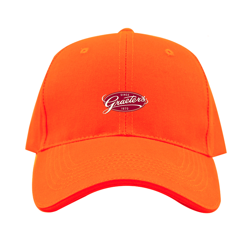 Graeters Logo  Dad Baseball Cap Hat