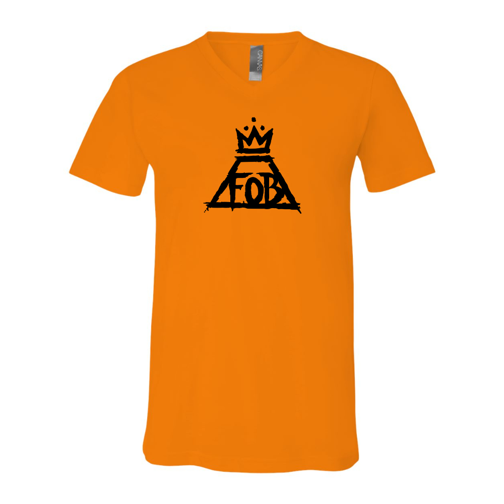 Fall Out Boy BELLA  CANVAS - Jersey V-Neck T-Shirt