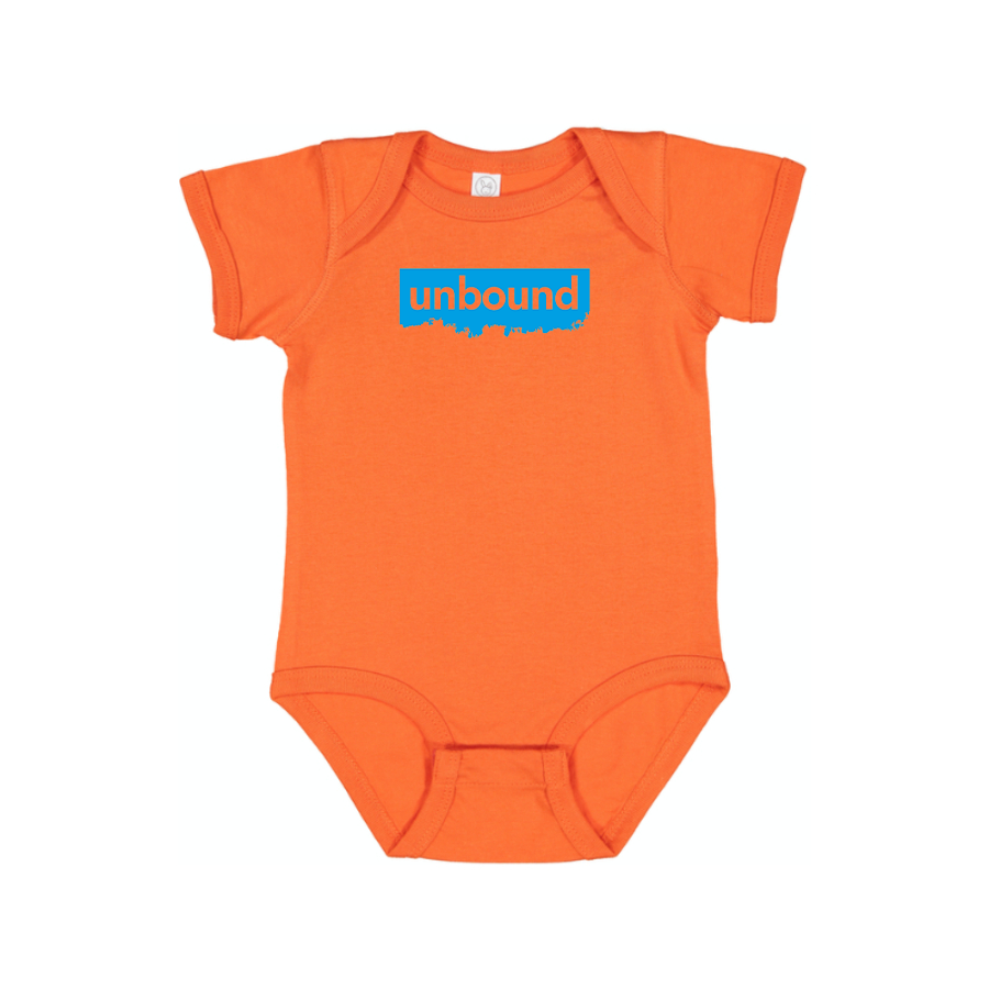 Unbound Live Logo  Baby Onesie Romper