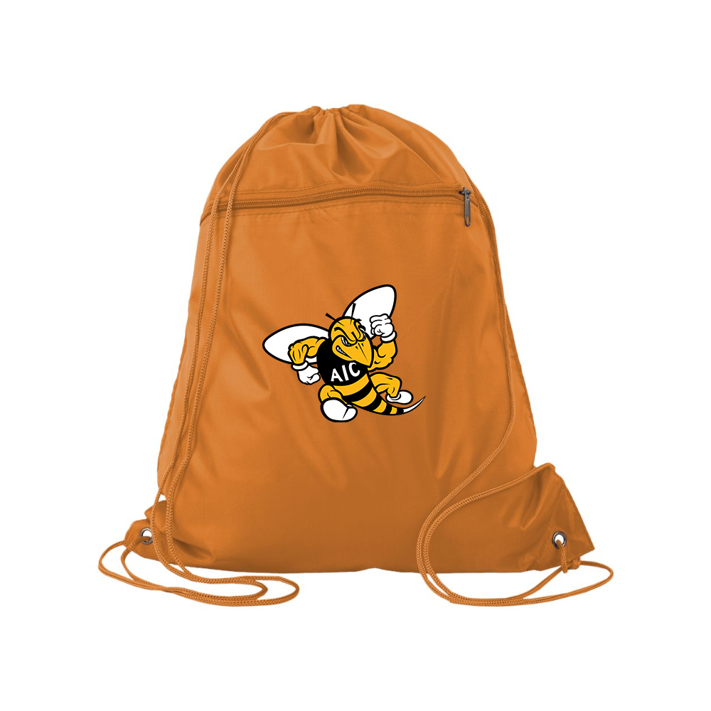 AIC Yellow Jackets  Q-Tees - Polyester Cinchpack