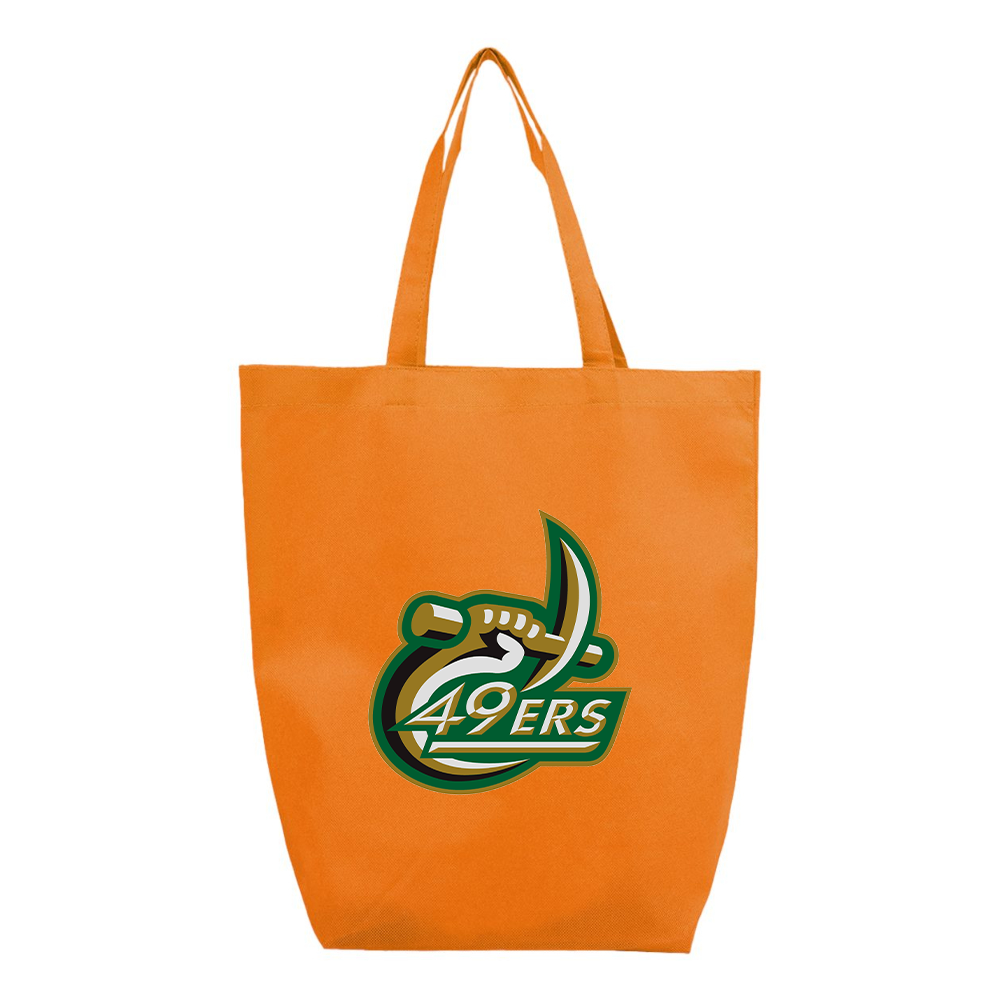 Charlotte 49ers Q-Tees Non-Woven Gusset Bottom Tote