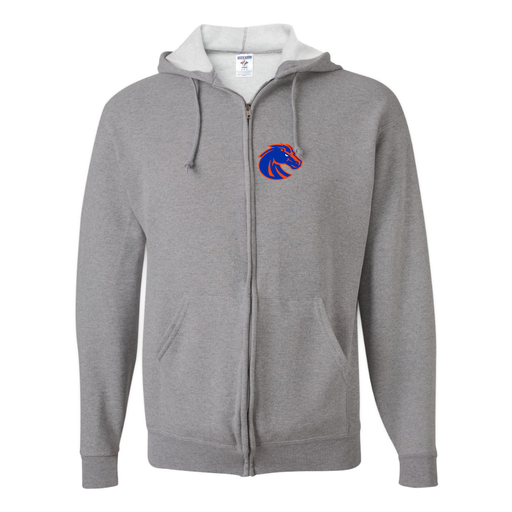 Men's Boise State Broncos   JERZEES NuBlend Full-Zip Hooded Sweatshirt