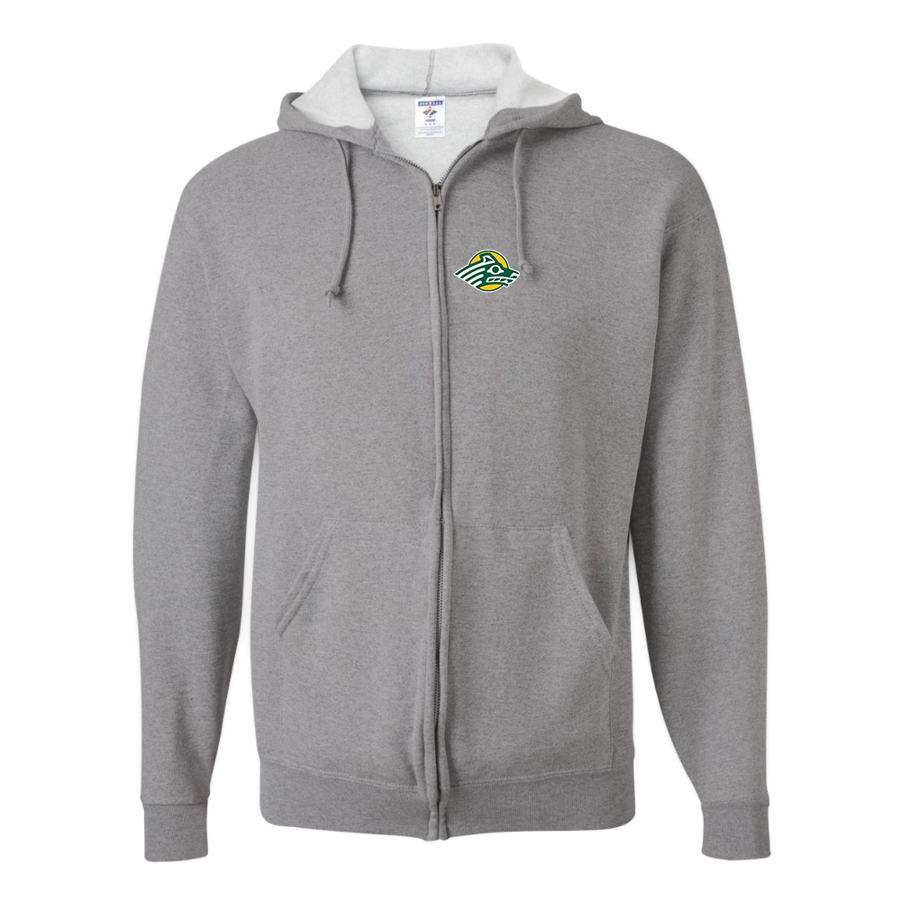 Men's Alaska Anchorage Seawolves  JERZEES NuBlend Full-Zip Hooded Sweatshirt