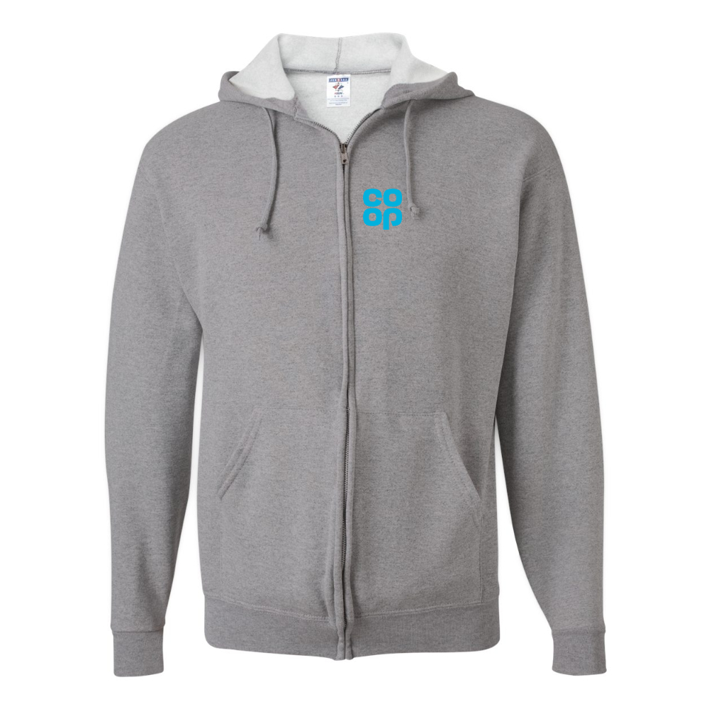 Men's CoOp JERZEES NuBlend Full-Zip Hooded Sweatshirt