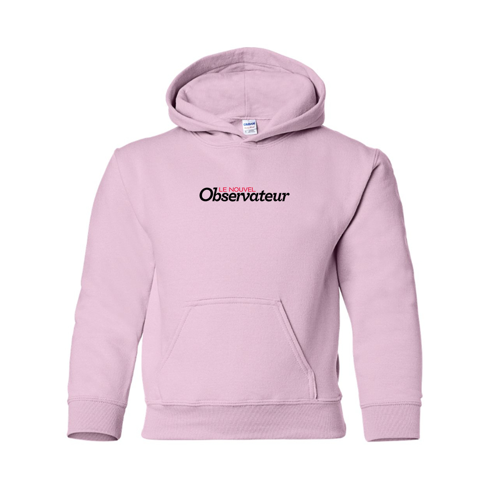 Youth Le Nouvel Observateur Logo Pullover Hoodie