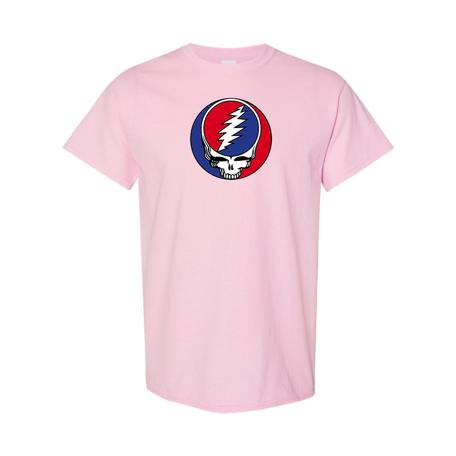 Men's Gratefu Dead Logo Cotton T-Shirt