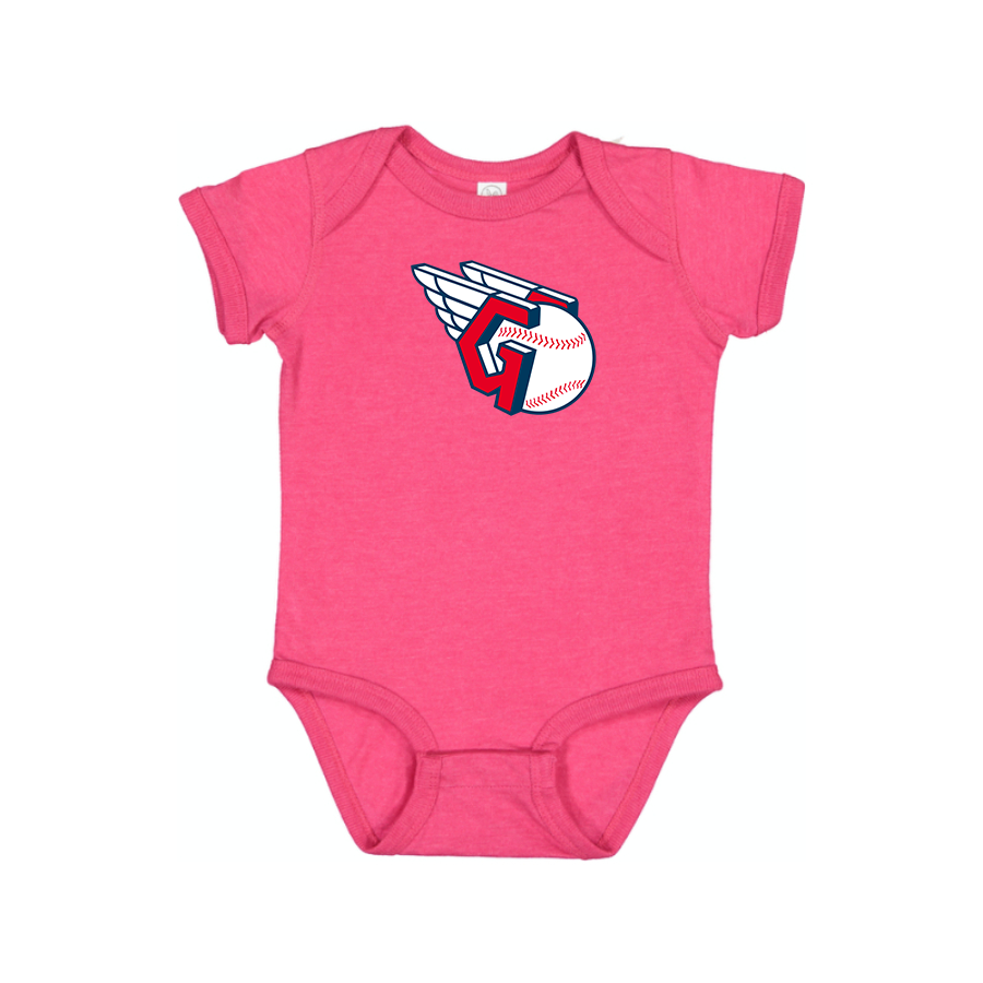 Cleveland Guardians  Logo Baby Onesie Romper