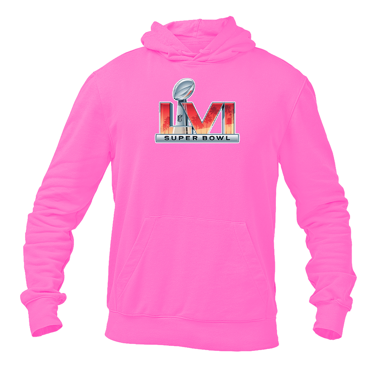 Men's Superbowl LVI Logo  Pullover Hoodie