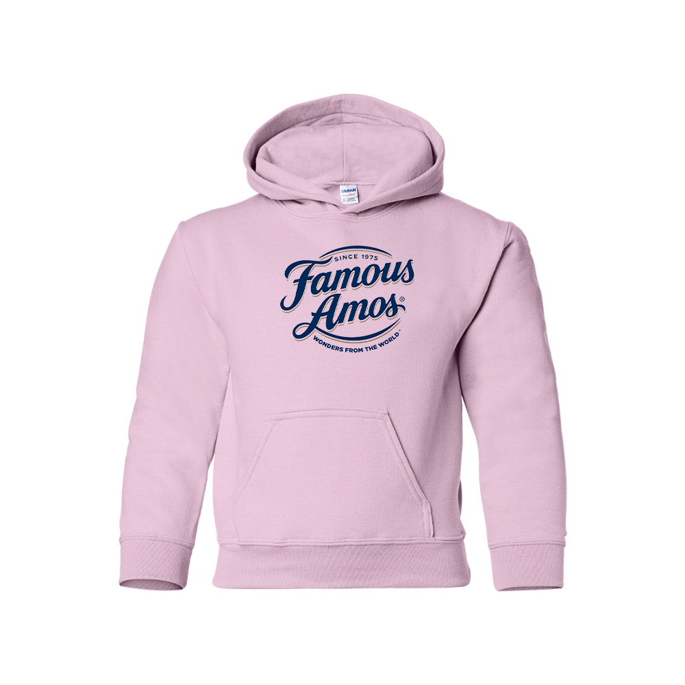 Youth Famous Amos Logo Pullover Hoodie