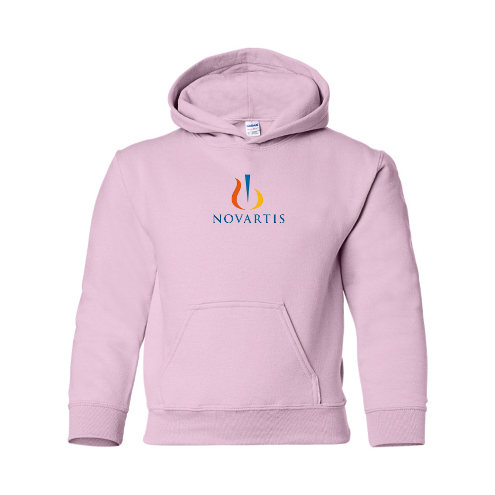 Youth Novartis Logo  Pullover Hoodie