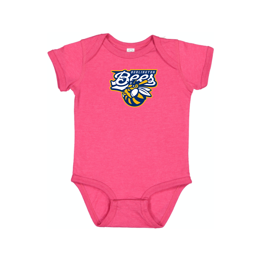 Burlington Bees  Logo Baby Onesie Romper
