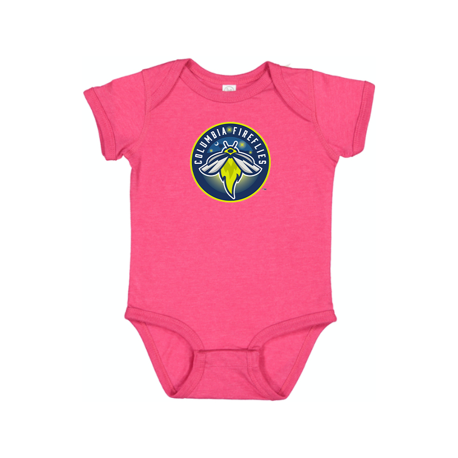 Columbia Fireflies Logo Baby Onesie Romper