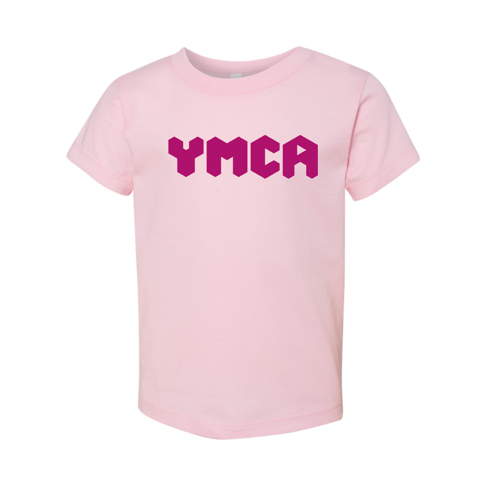 YMCA Mauve BELLA  CANVAS Toddler Jersey Tee