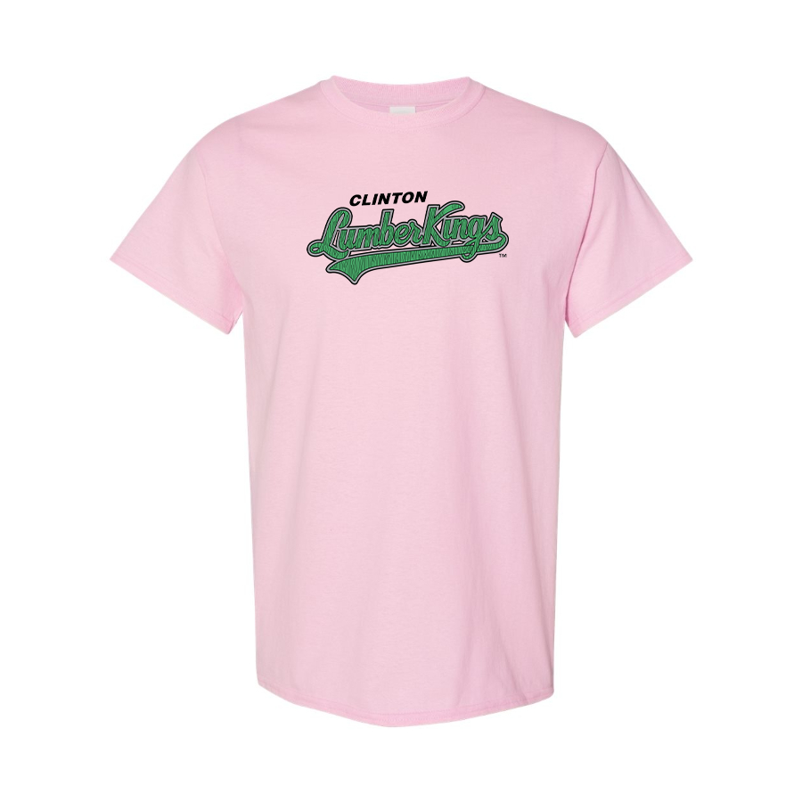 Men's Clinton LumberKings  Logo Cotton T-Shirt