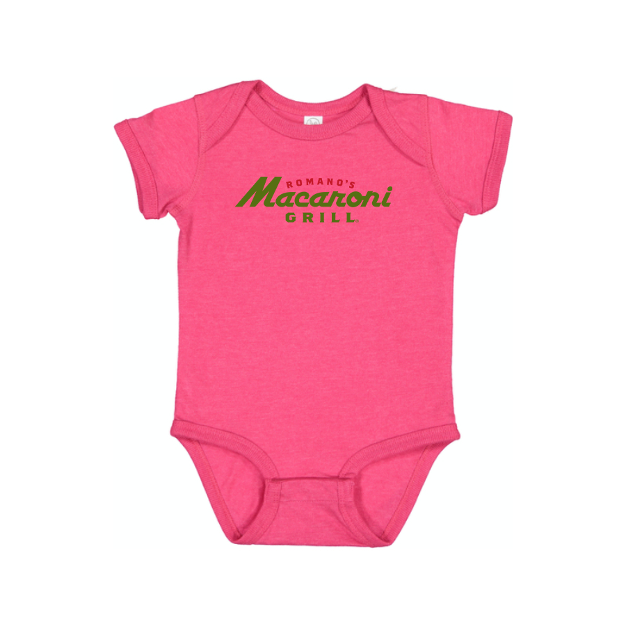 Romano_s Macaroni Grill  Logo Baby Onesie Romper