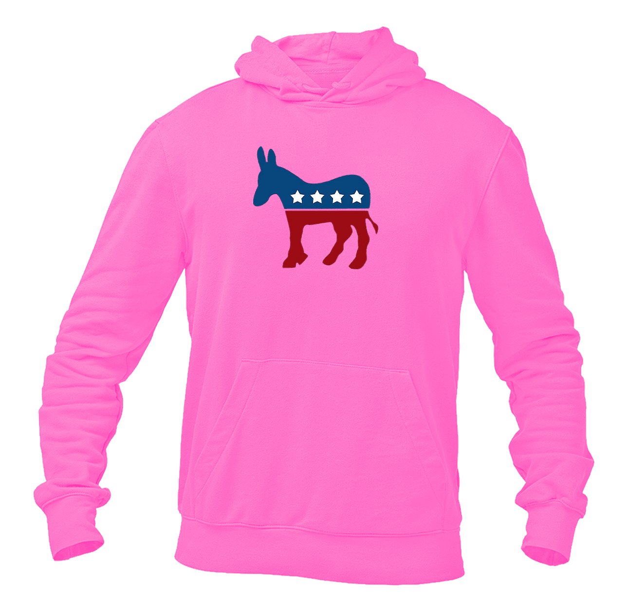 Men's Democrat Election Symbol Heavy Blend Hooded Sweatshirt