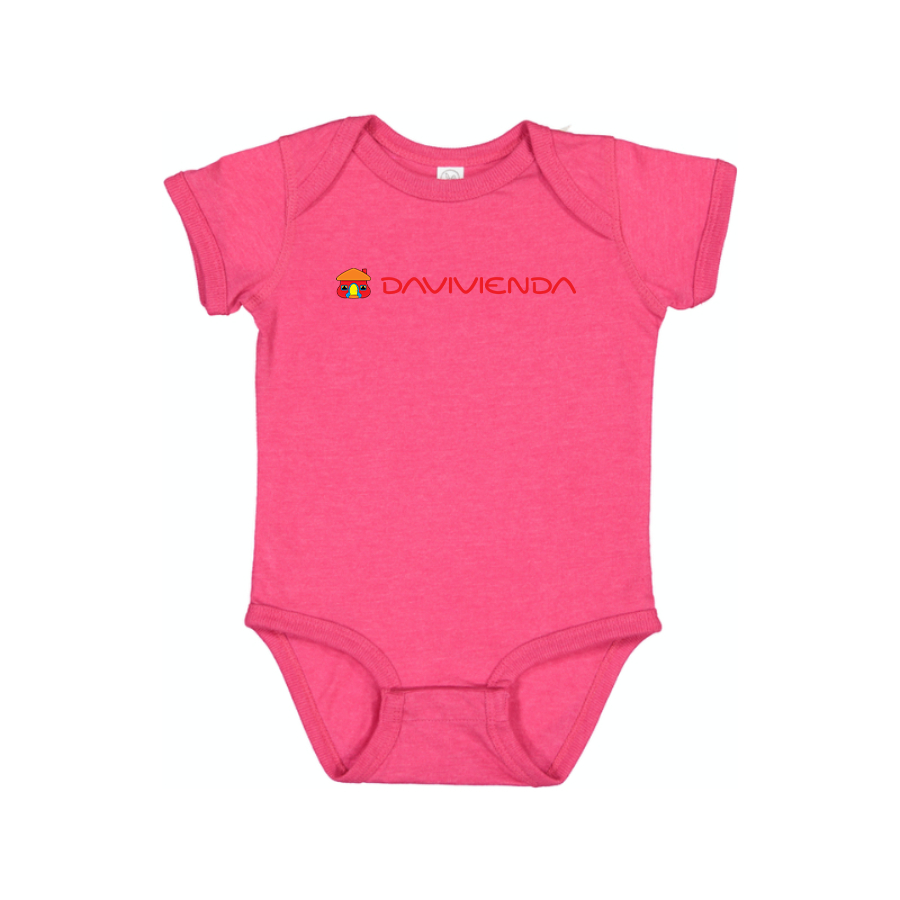 Davivienda Logo Baby Onesie Romper