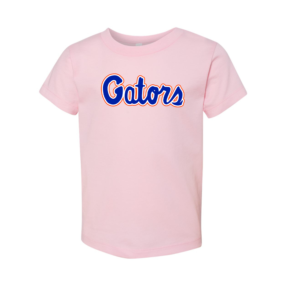 Florida Gators Script  BELLA  CANVAS Toddler Jersey Tee