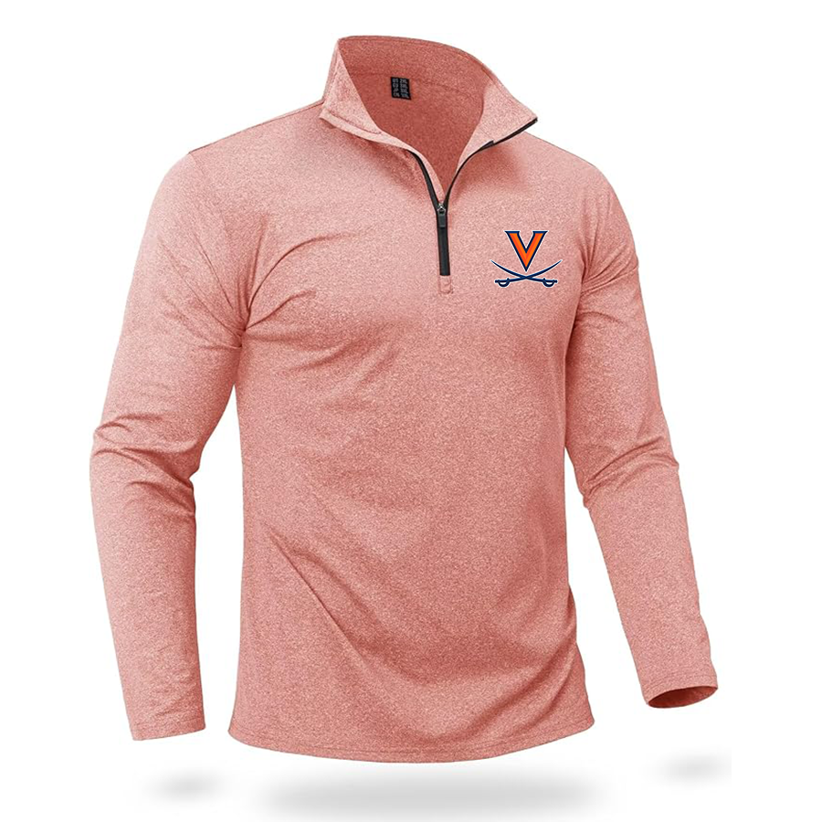 Men's (Design Here) Boladeci Men_s Quarter Zip Pullover Premium Fleece Lined Heather Long Sleeve Golf Shirts Midweight 1_4 Half Zip Sweatshirts