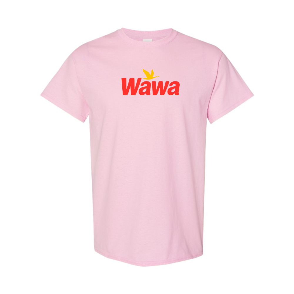 Men's Wawa Gas Station Logo Cotton T-Shirt