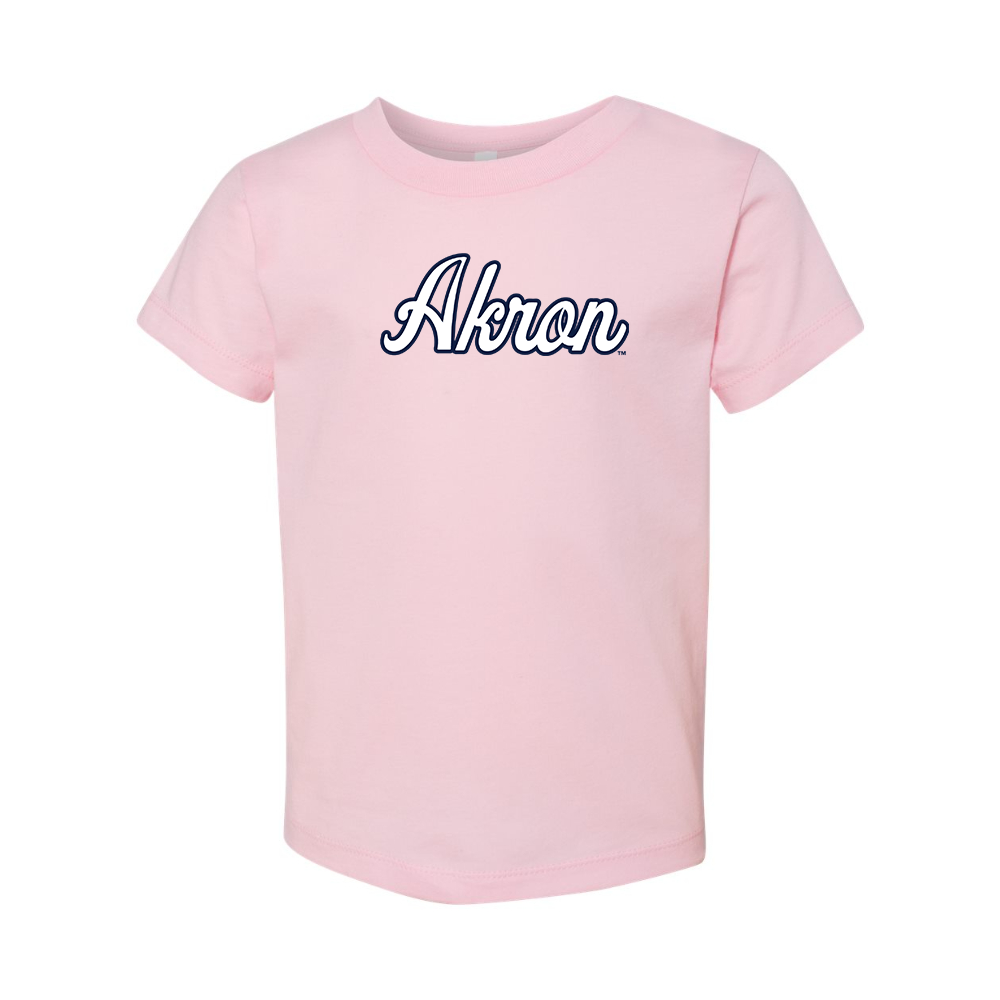 Akron Zips  BELLA  CANVAS Toddler Jersey Tee