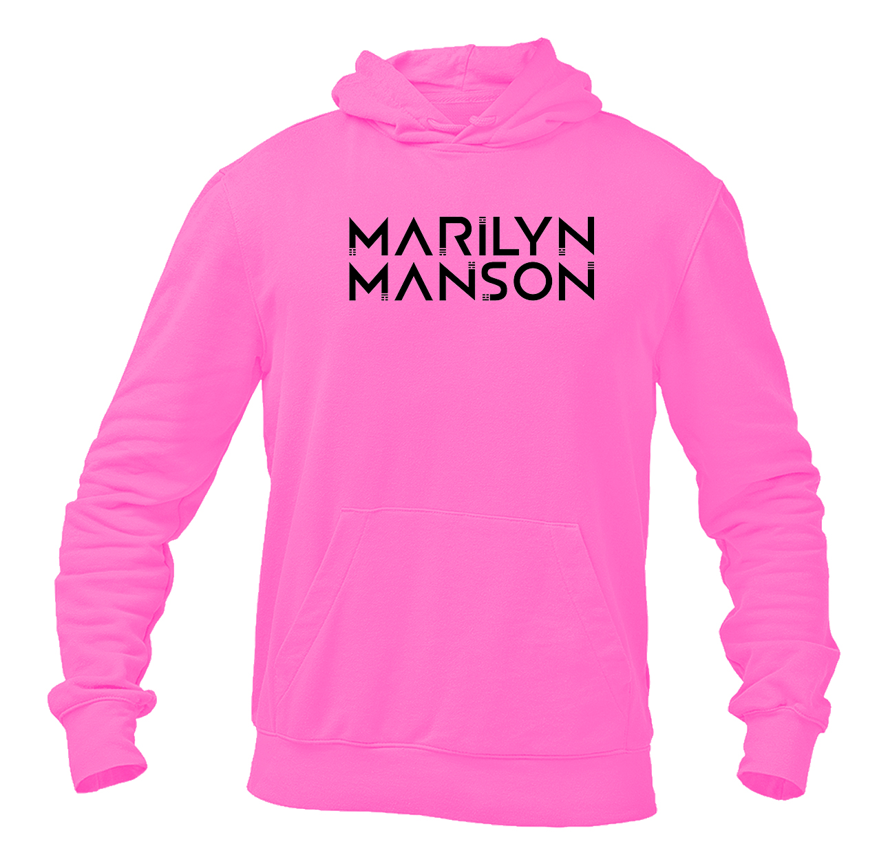 Men's Marilyn Manson Logo Pullover Hoodie