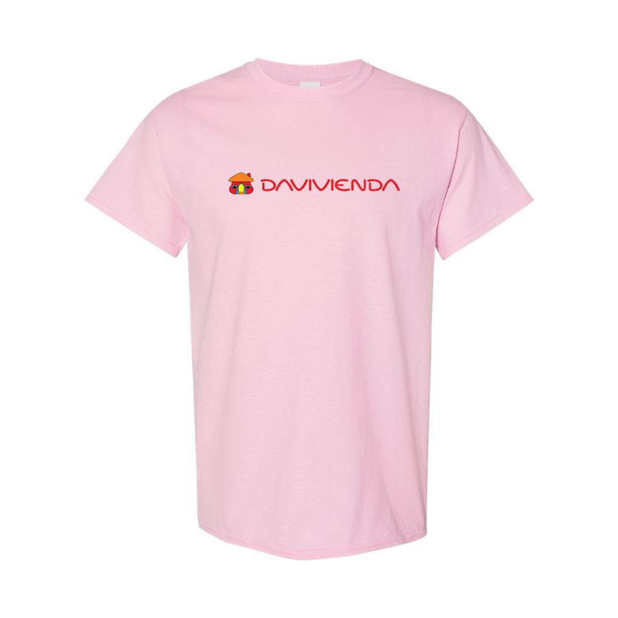 Men's Davivienda Logo Cotton T-Shirt