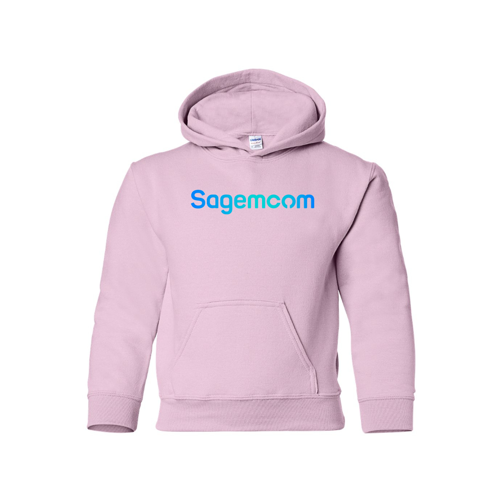 Youth Sagemcom Logo Pullover Hoodie
