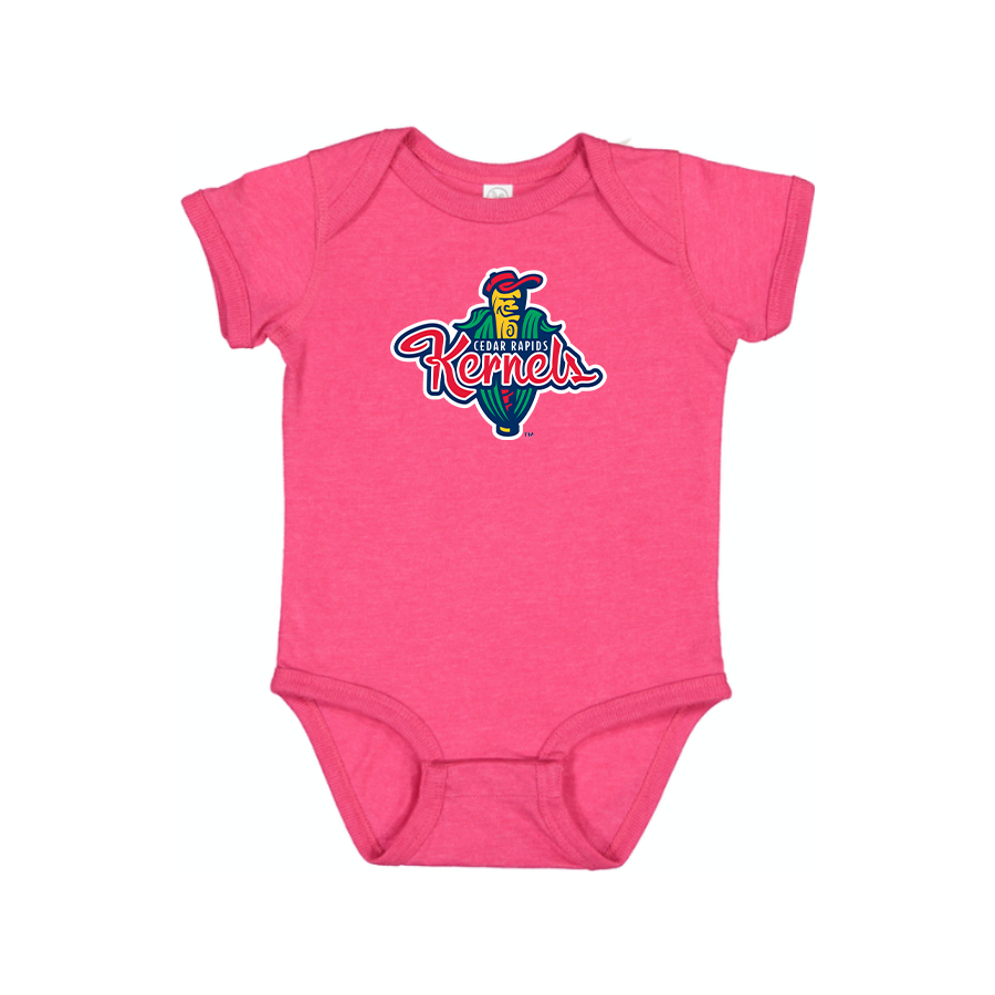 Cedar Rapids Kernels Logo Baby Onesie Romper