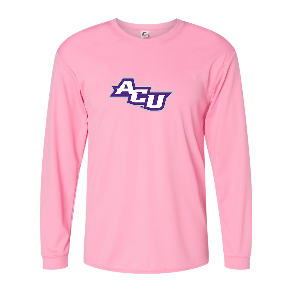 Men's Abilene Christian Wildcats   Performance Long Sleeve T-Shirt