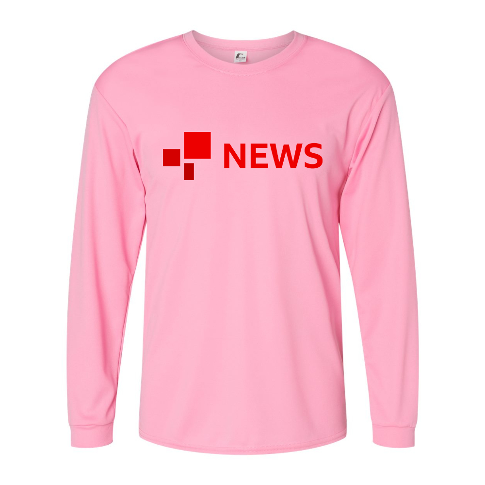 Men's  BBC News  Performance Long Sleeve T-Shirt
