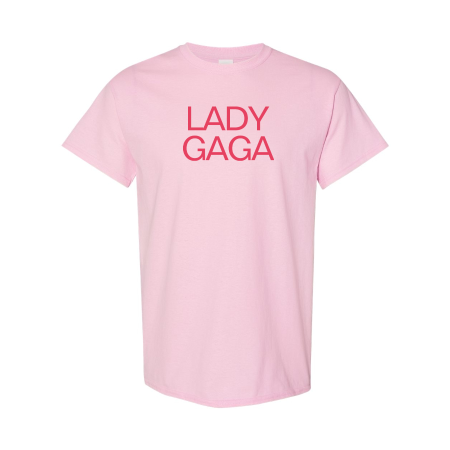 Men's Lady Gaga Logo Cotton T-Shirt