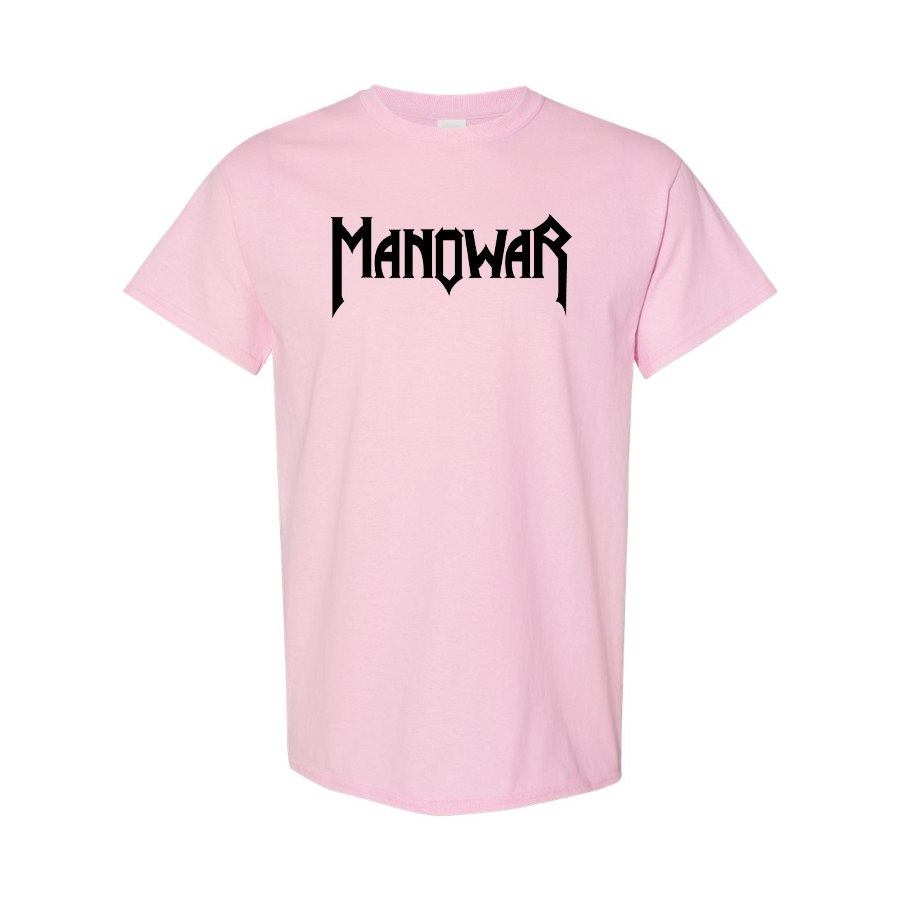 Men's Manowar Logo Cotton T-Shirt