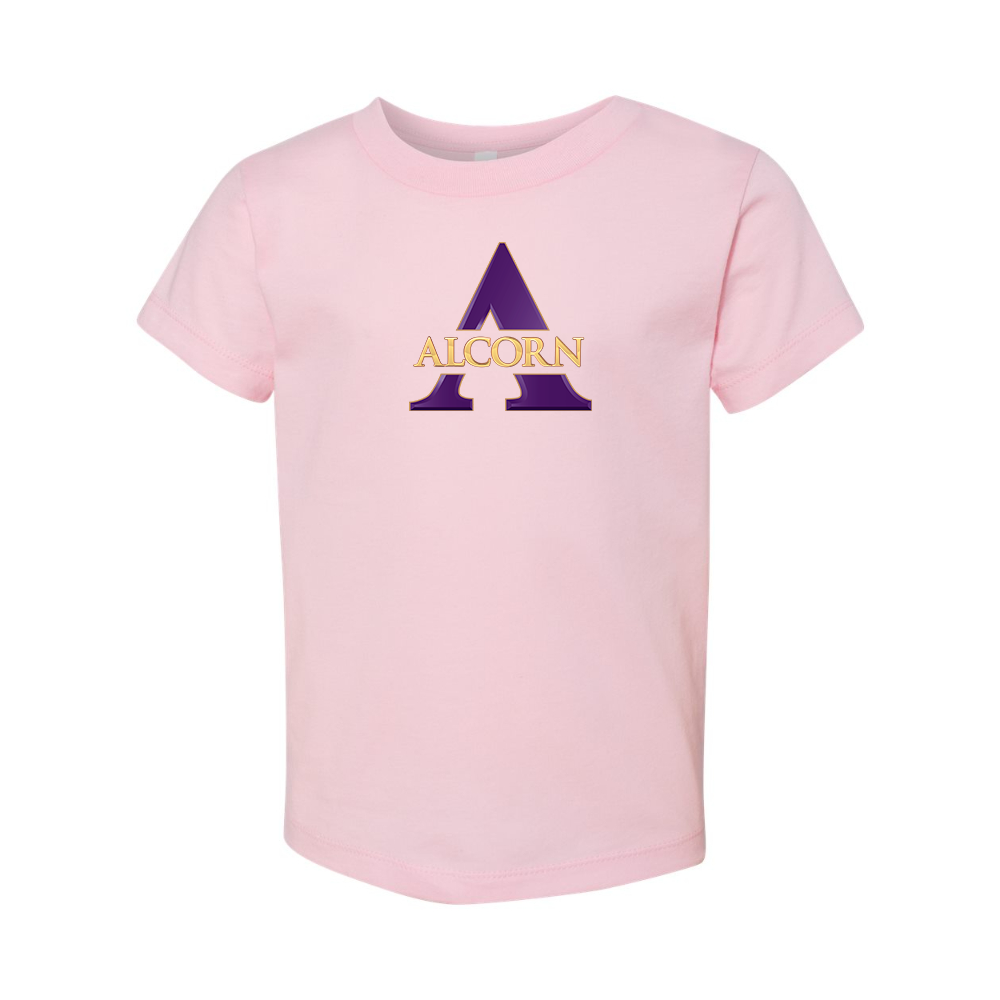 Alcorn State Braves  BELLA  CANVAS Toddler Jersey Tee