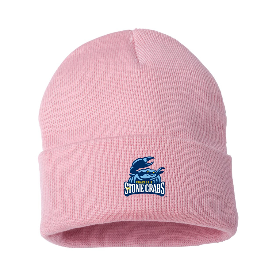 Charlotte Stone Crabs Logo Beanie Hat