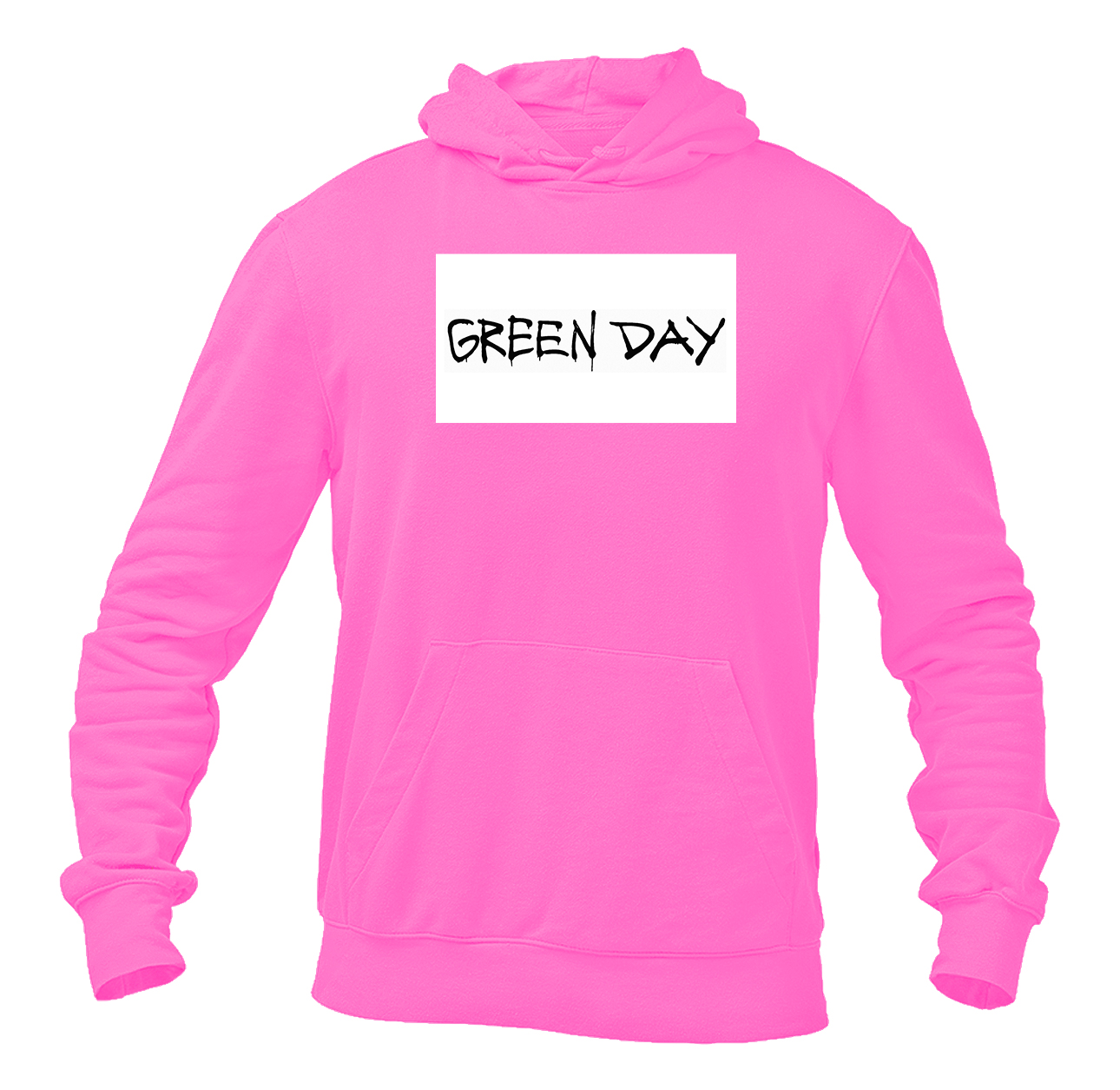 Men's Green Day Logo Pullover Hoodie