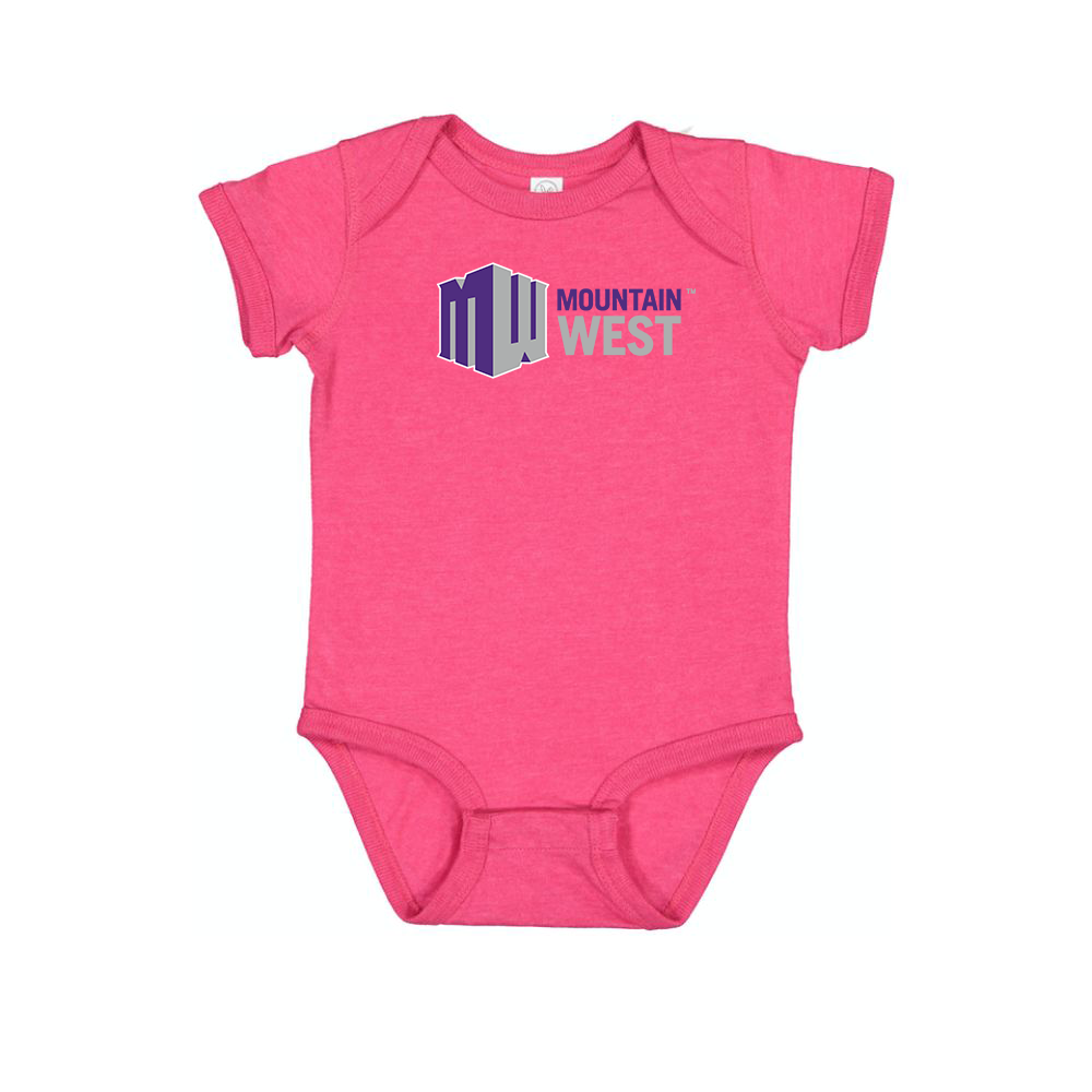 Mountain West Conference Logo Baby Onesie Romper