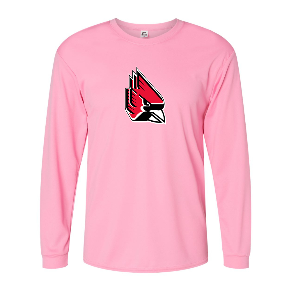 Men's Ball State Cardinals Performance Long Sleeve T-Shirt