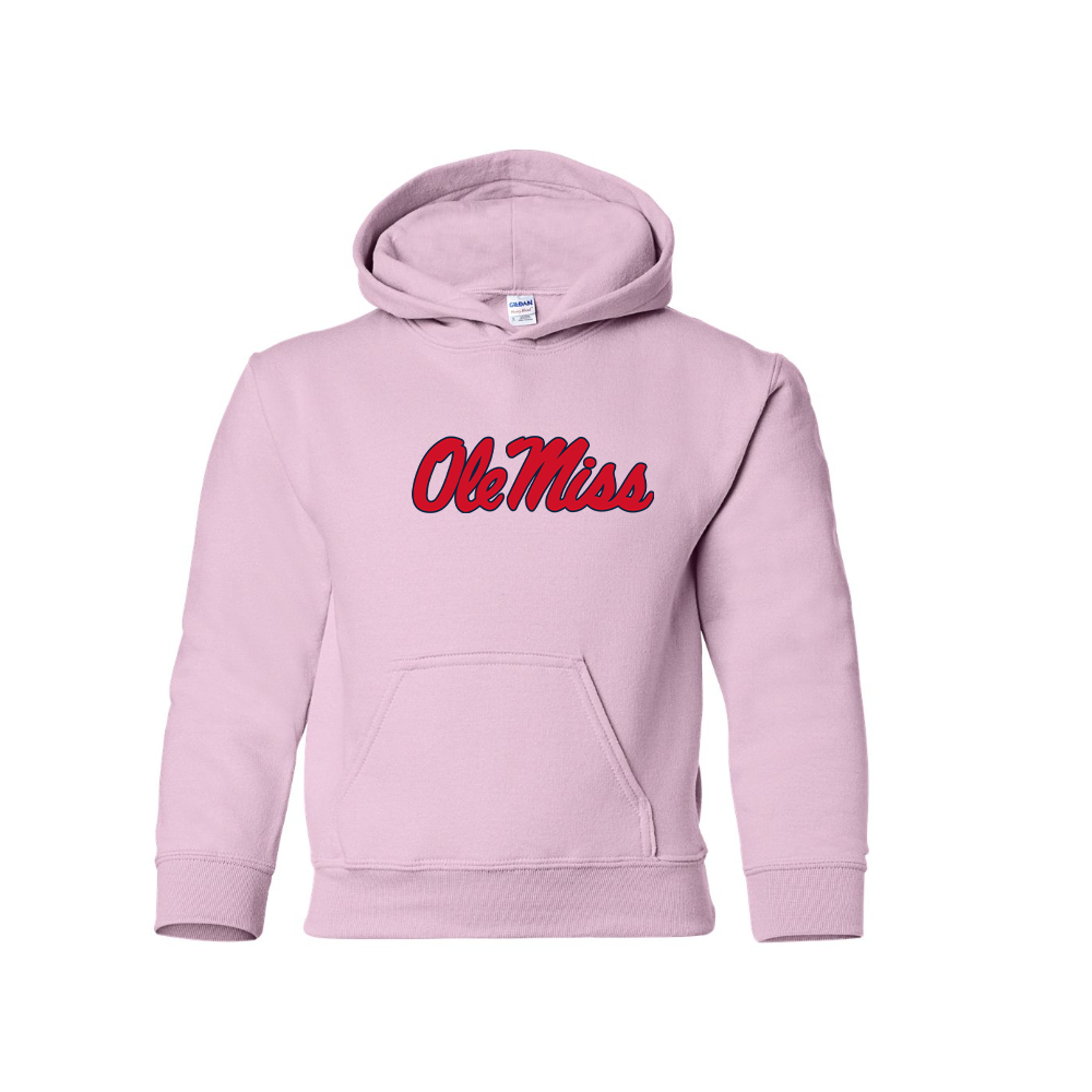 Youth Mississippi Rebels  Logo Pullover Hoodie