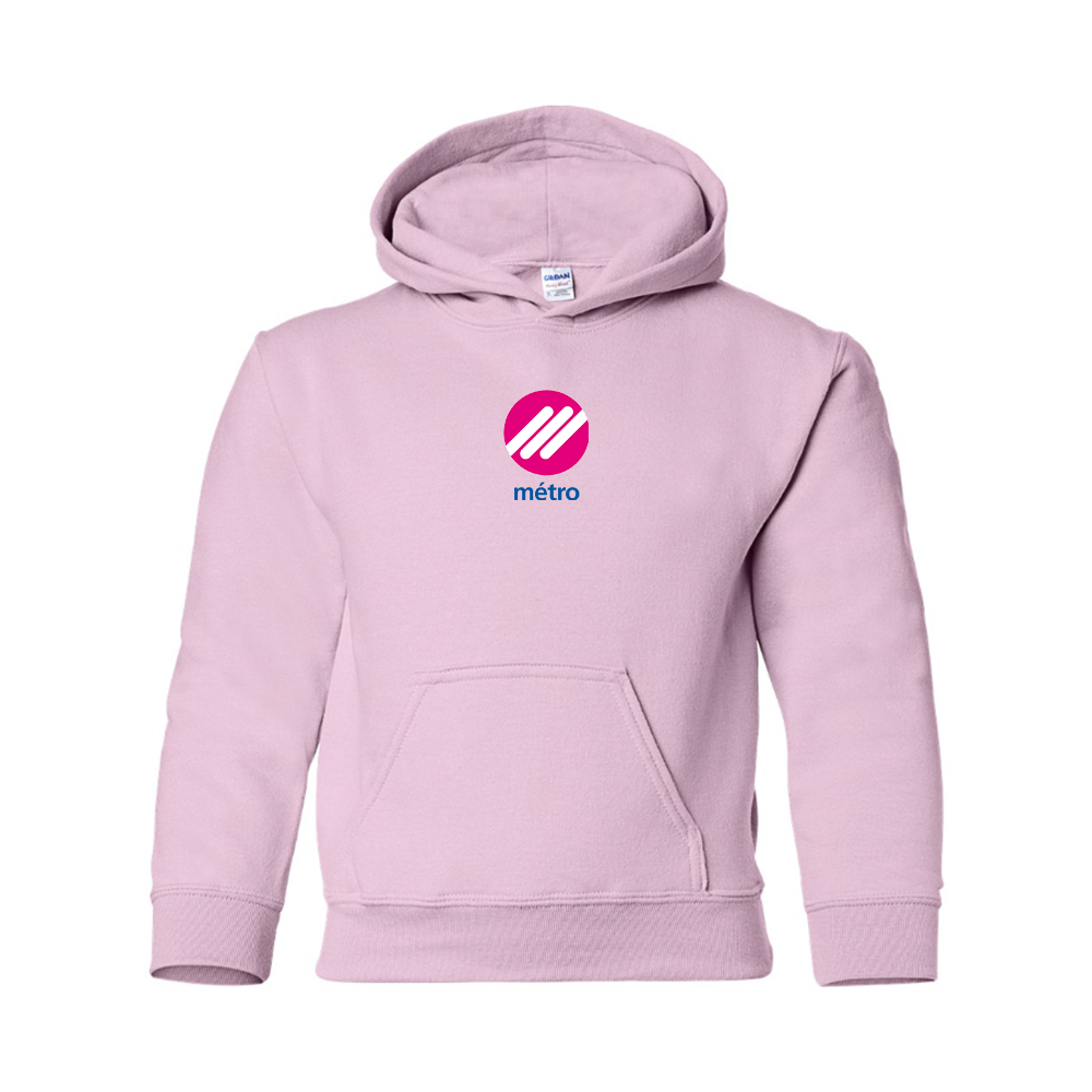 Youth Lausanne Métro Logo  Pullover Hoodie