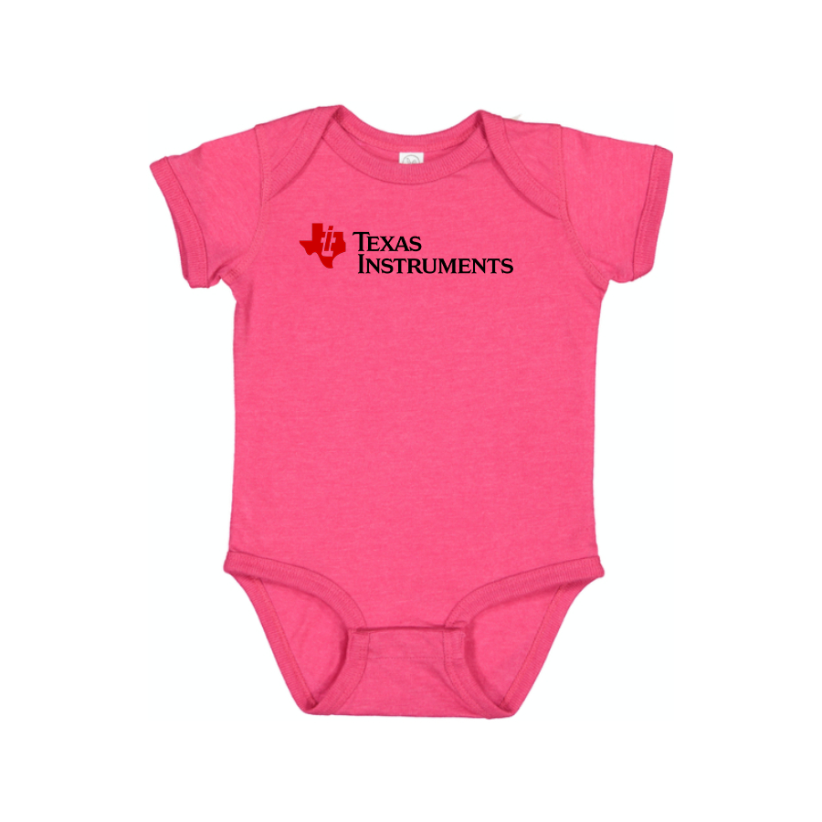 Texas Instruments Logo Baby Onesie Romper