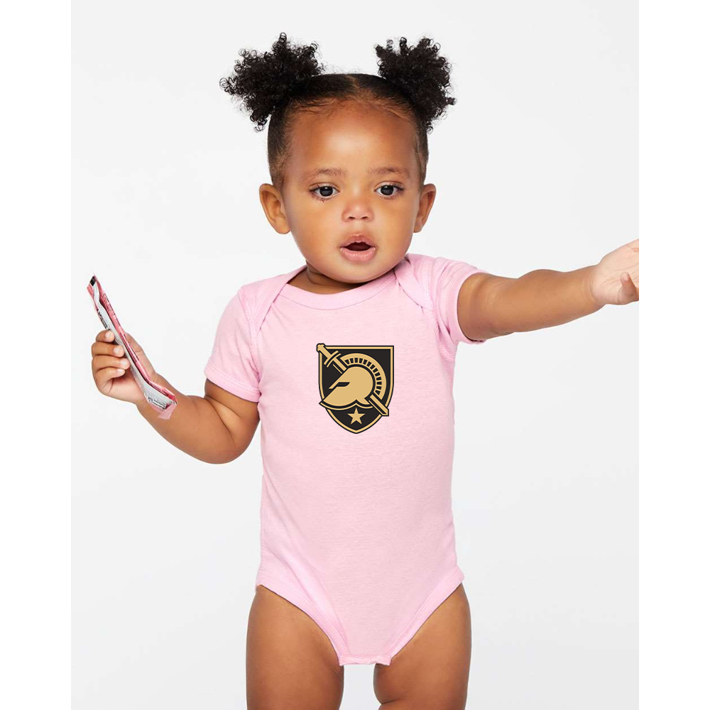 Army Black Knights  Infant Baby Rib Bodysuit