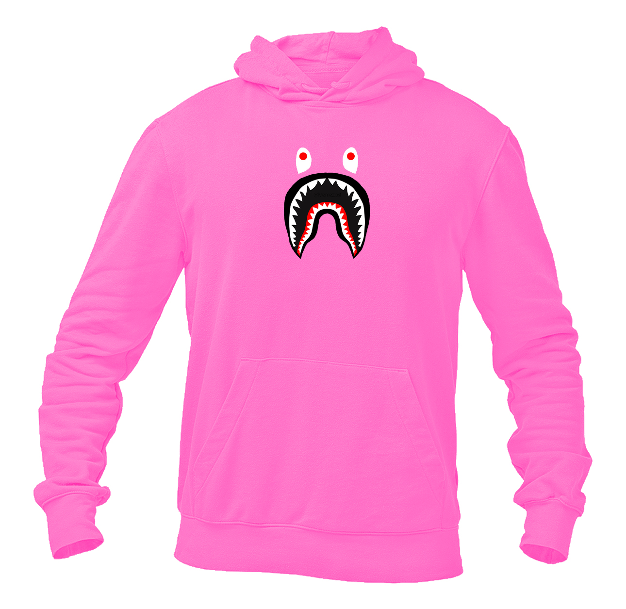 Men's BAPE Shark Logo Pullover Hoodie