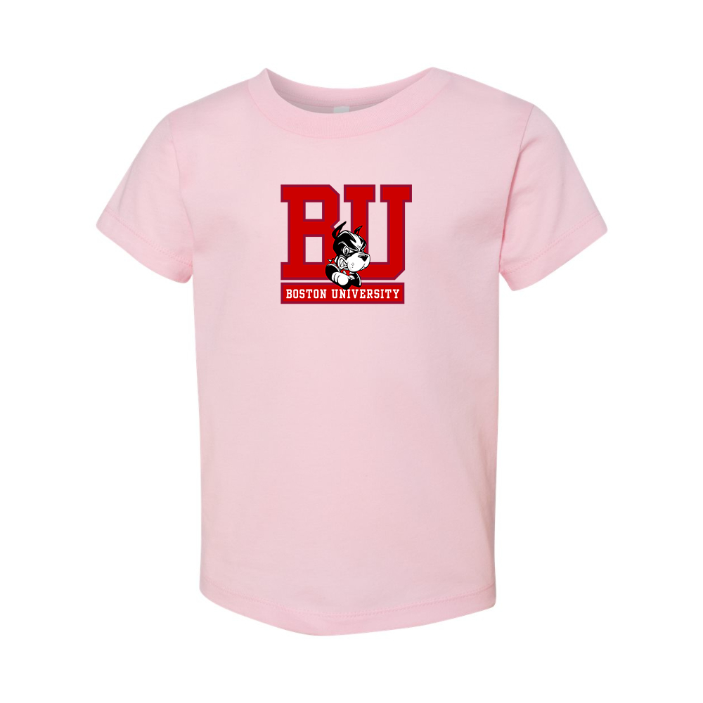 Boston University Terriers BELLA  CANVAS Toddler Jersey Tee