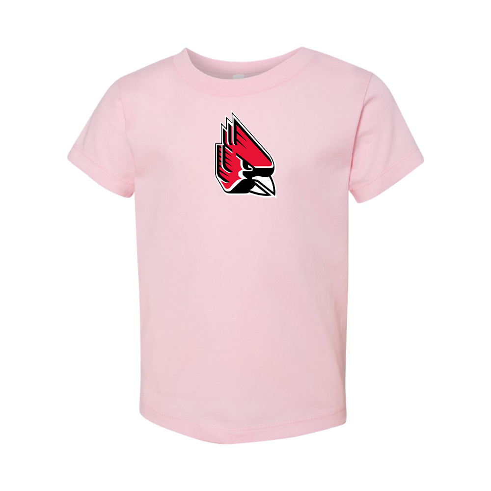 Ball State Cardinals BELLA  CANVAS Toddler Jersey Tee