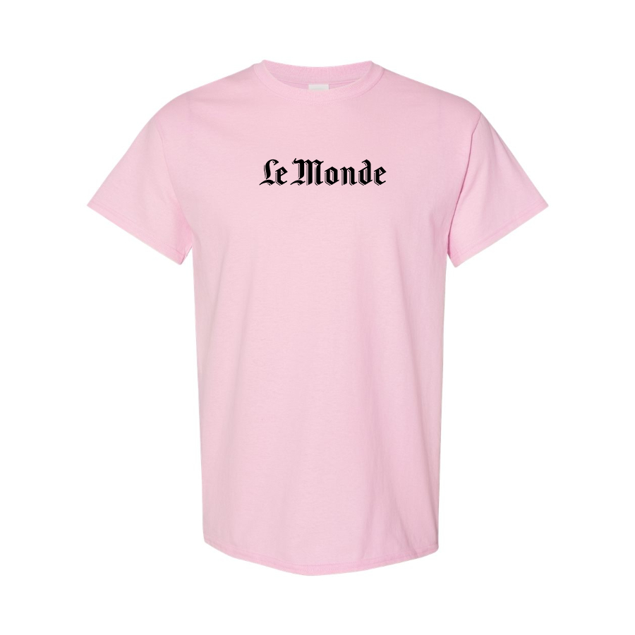 Men's Le Monde  Logo Cotton T-Shirt