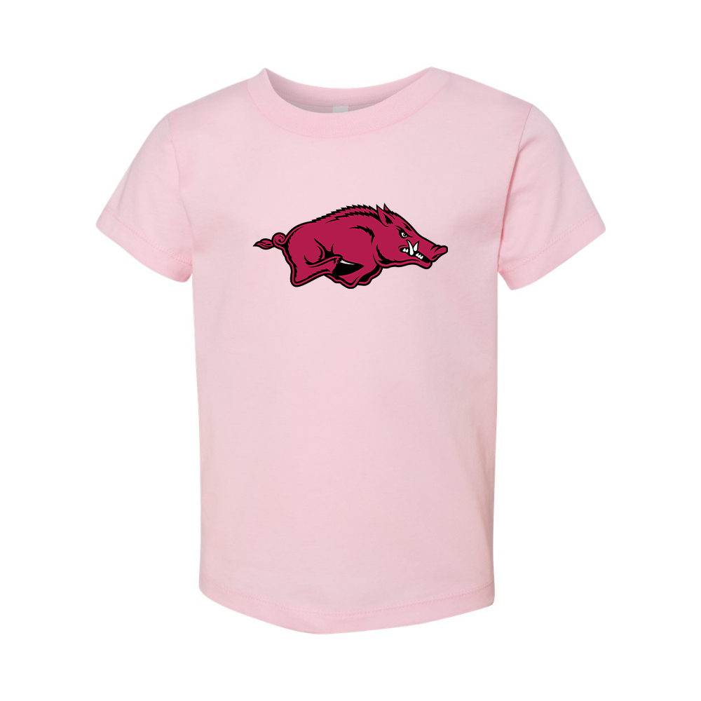 Arkansas Razorbacks BELLA  CANVAS Toddler Jersey Tee