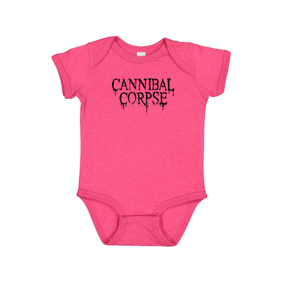 Cannibal Corpse Logo Baby Onesie Romper