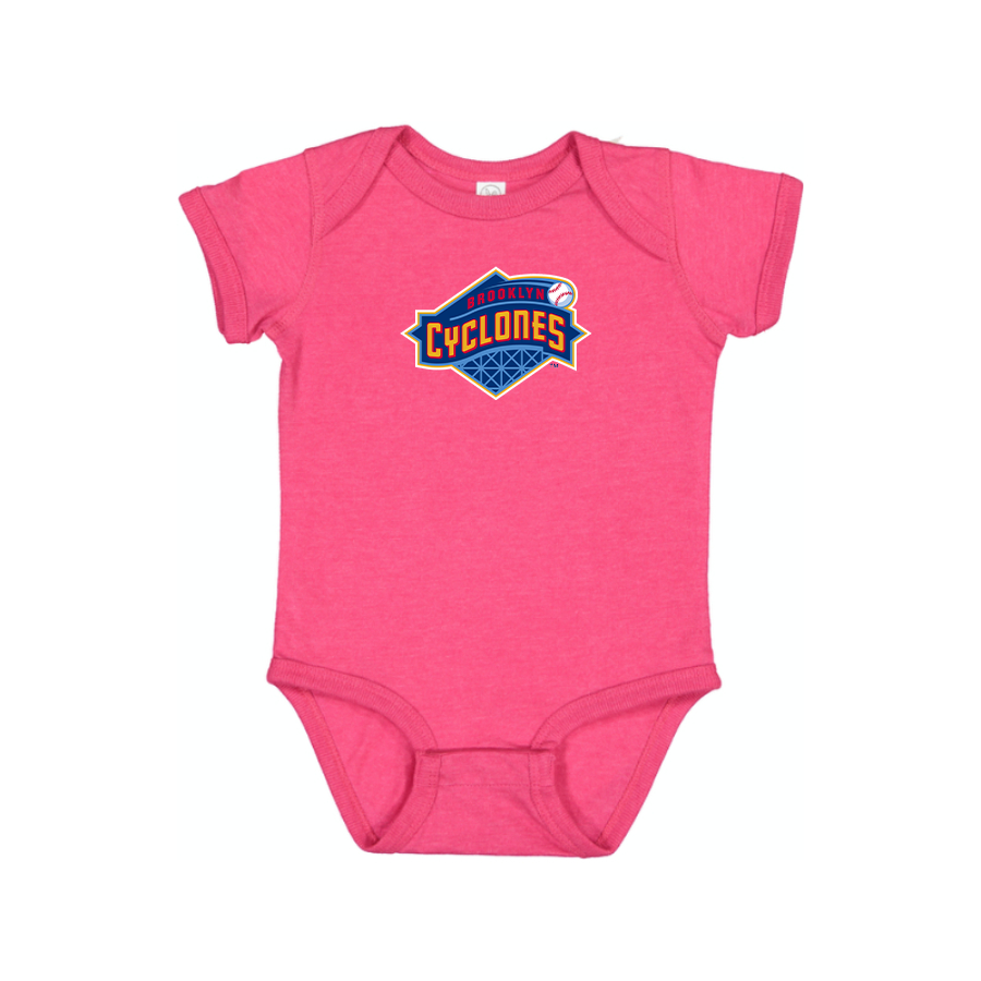 Brooklyn Cyclones Logo Baby Onesie Romper